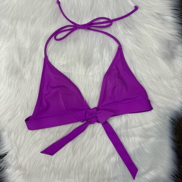 Victoria’s Secret Purple Triangle Bikini Top Small - Picture 6 of 6